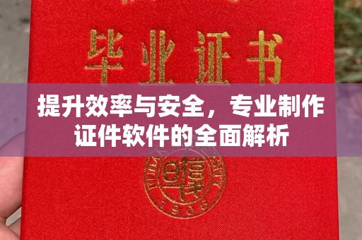 逊克提升效率与安全，专业制作证件软件的全面解析